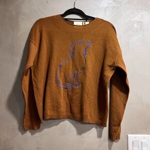 Anthropologie Dog Cashmere Sweater